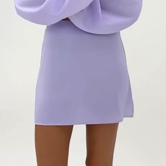 NWT | WE WORE WHAT
Satin Mini Slip Skirt
Heather Purple - Picture 6 of 13
